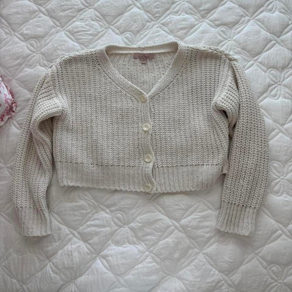 cream knitted cardigan‎ - Picture 3 of 5